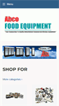 Mobile Screenshot of abcofood.ca